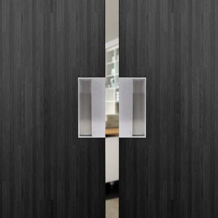 Pocket Door Pull Handle With Lock - Durable 304 Stainless Steel