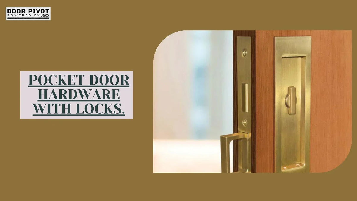 Pocket Door Hardware with Locks · JAKO HARDWARE