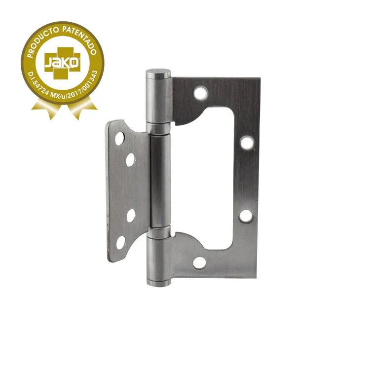 Bi-Folding - No Mortise Hinge for Full Size Doors - 304 Stainless Steel - 4"x2-3/16"x1/16" - Mod. CMJ2407