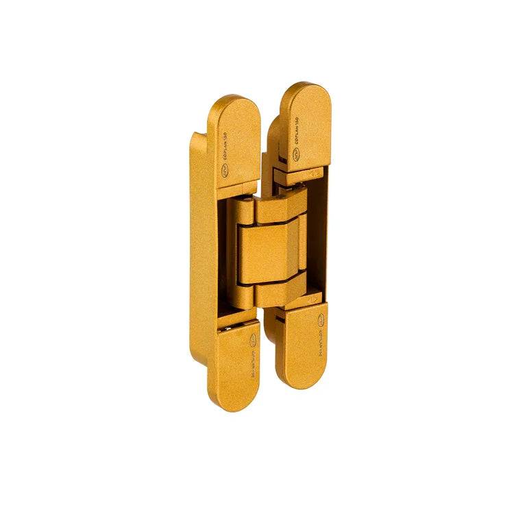 3 WAY ADJUSTABLE CONCEALED HINGE gold
