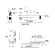 PIVOT HINGE FOR SWINGING DOORS STAINLESS STEEL MAX. 176 LB MOD. JK05195