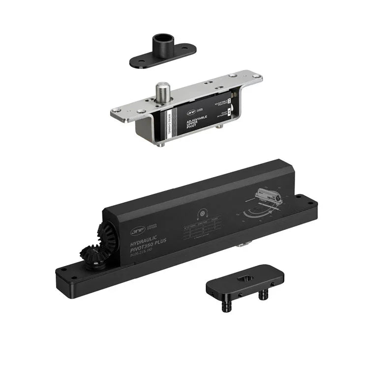 JNF - Hydraulic Pivot System - Soft Close - Hold Open - Heavy-Duty - Max. 440 lbs - Model JK05214HO
