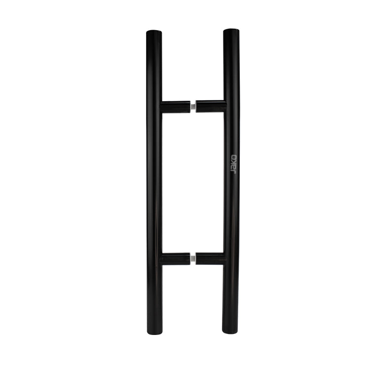 LADDER PULL HANDLE BACK-TO-BACK - BLACK FINISH