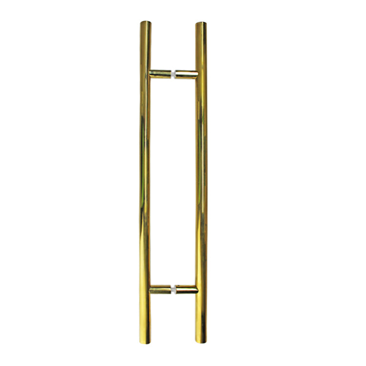 LADDER PULL HANDLE BACK-TO-BACK - POLISHED BRASS MARINE FINISH