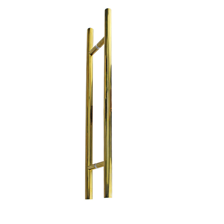 LADDER PULL HANDLE BACK-TO-BACK - POLISHED BRASS MARINE FINISH - 304 STAINLESS STEEL - AVAILABLE IN 10 DIFFERENT SIZES - MOD. L20