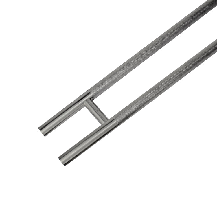 1-1/4” DIAMETER - KNURLED LADDER PULL HANDLE - BACK-TO-BACK - SATIN FINISH - 304 STAINLESS STEEL - MOD. L22