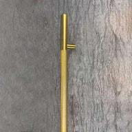 50" KNURLED LADDER PULL HANDLE - BACK-TO-BACK - SATIN BRASS FINISH - 304 STAINLESS STEEL - MOD. L22