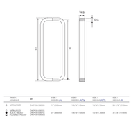  ROUNDED CORNER PULL HANDLE 