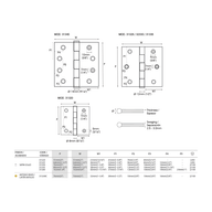 FULL MORTISE PLAIN BEARING 