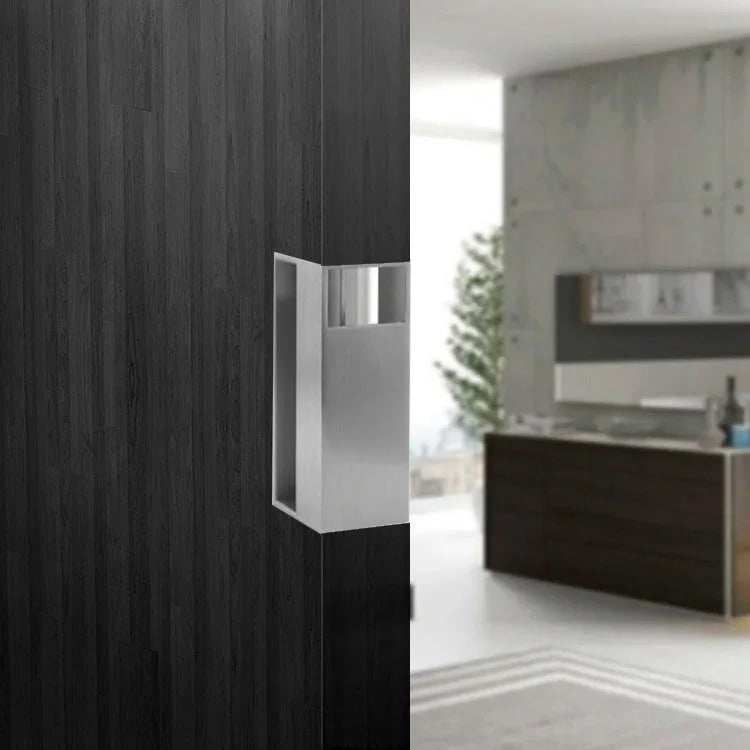 Pocket Door Pull Handle With Lock 