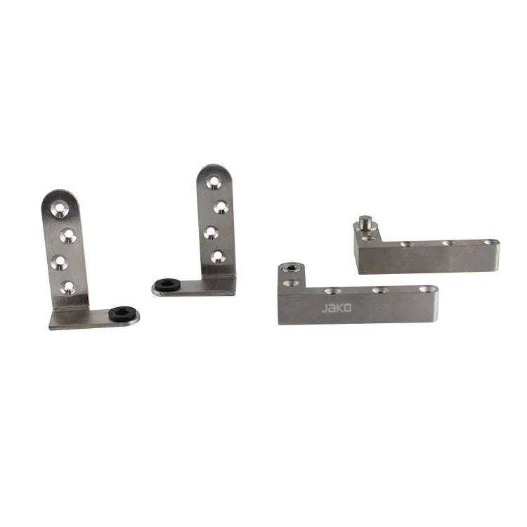 Stainless steel one-way door pivot hinge set for secret doors with adjustable height and 88 lbs max load capacity