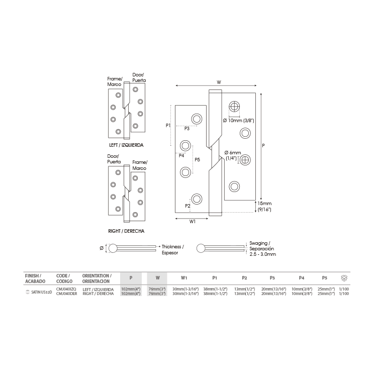 GRAVITY HINGE
