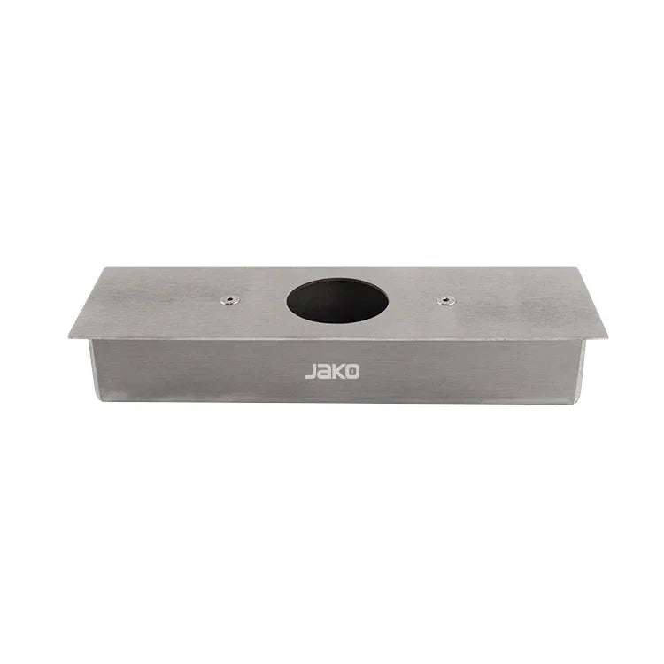 Heavy duty stainless steel door pivot for heavy doors up to 1100 lbs, satin finish, model JK05500